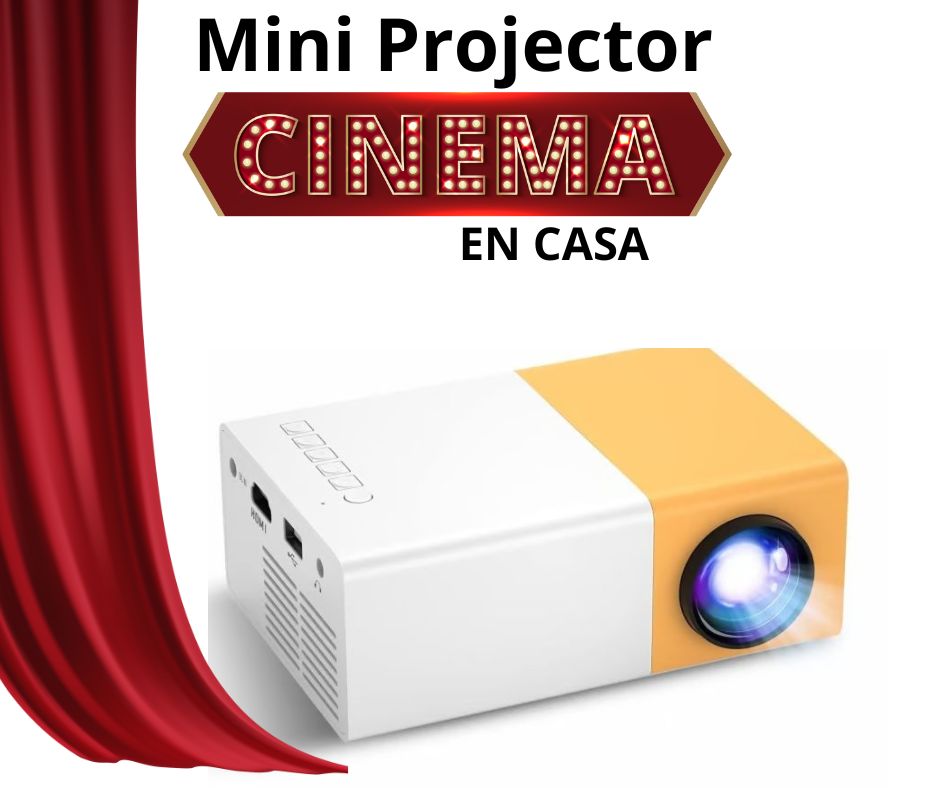 🎥 Convierte cualquier pared en una pantalla gigante y disfruta tus películas favoritas como en el cine — sin gastar una fortuna.